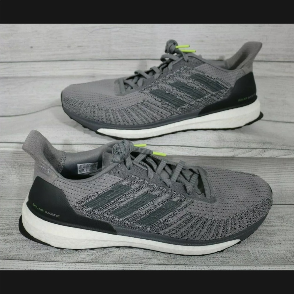 New Adidas Solarboost ST 19 Gray - Men's Size 10.5